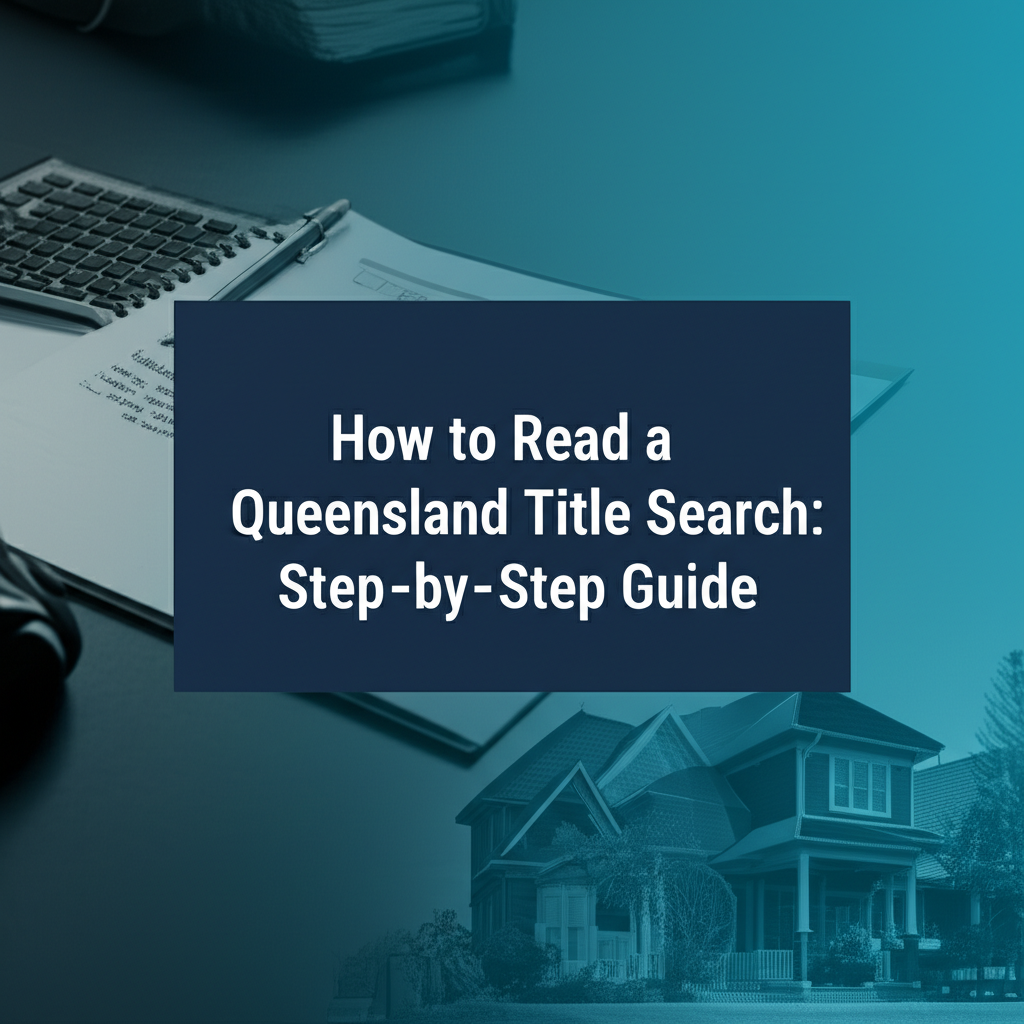 How to Read a Queensland Title Search: Step-by-Step Guide – Title Finder