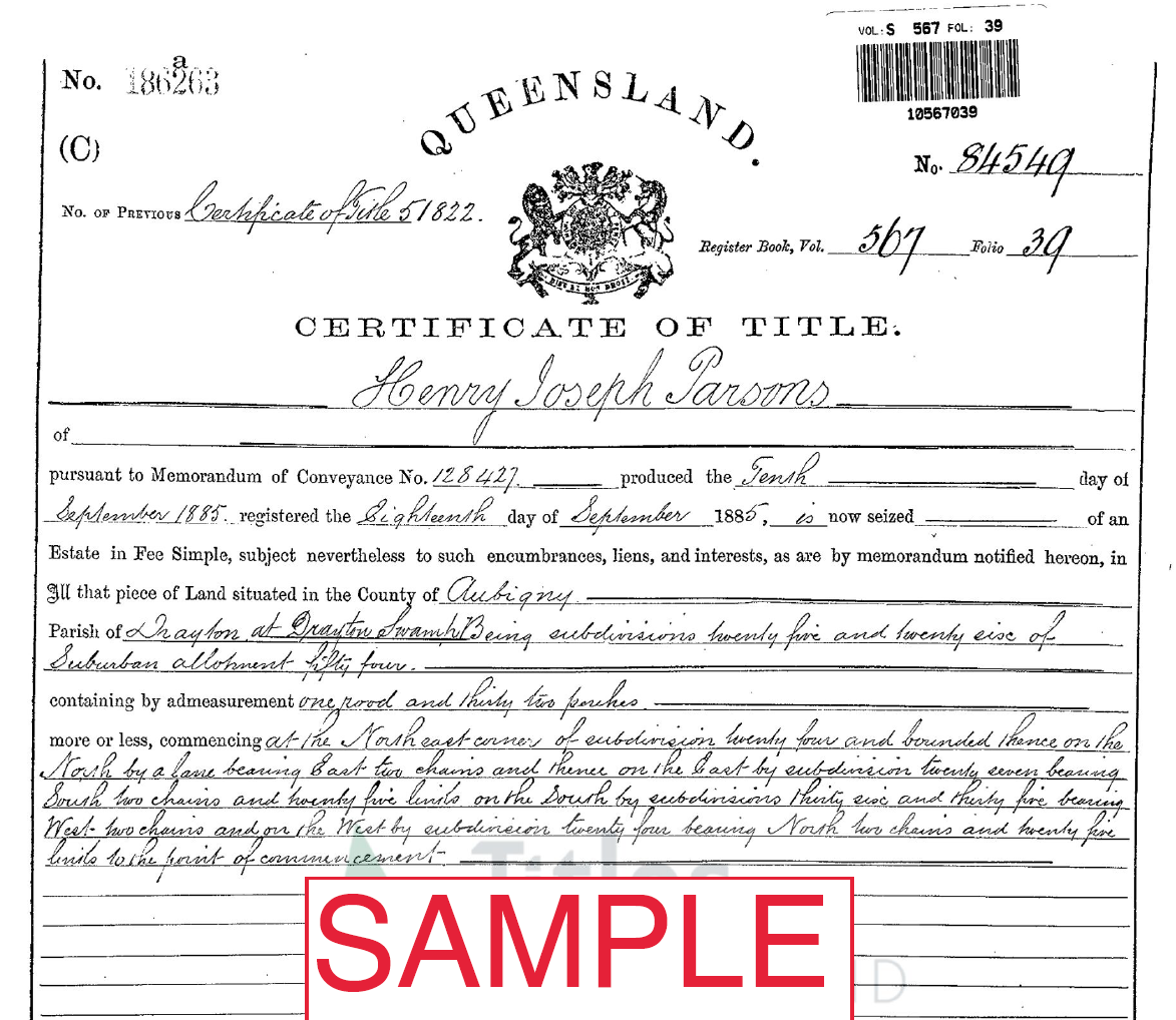 TAS Torrens Scanned Dealing | Which property document is this? – Title ...